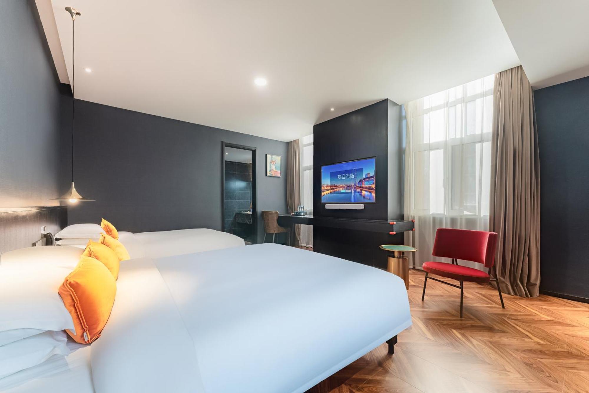 Hesu Designer Hotel & Suites -Near Xi'An Drum Tower And Yongning Gate -Free Laundry Luggage Storage -Kitty Cafe With Freshly Ground Coffee -24H Front Desk -English Service Zewnętrze zdjęcie